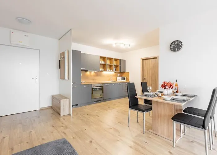 Apartament Flat 3 Sunny Haven Moderny 2i, Parking, Wifi
